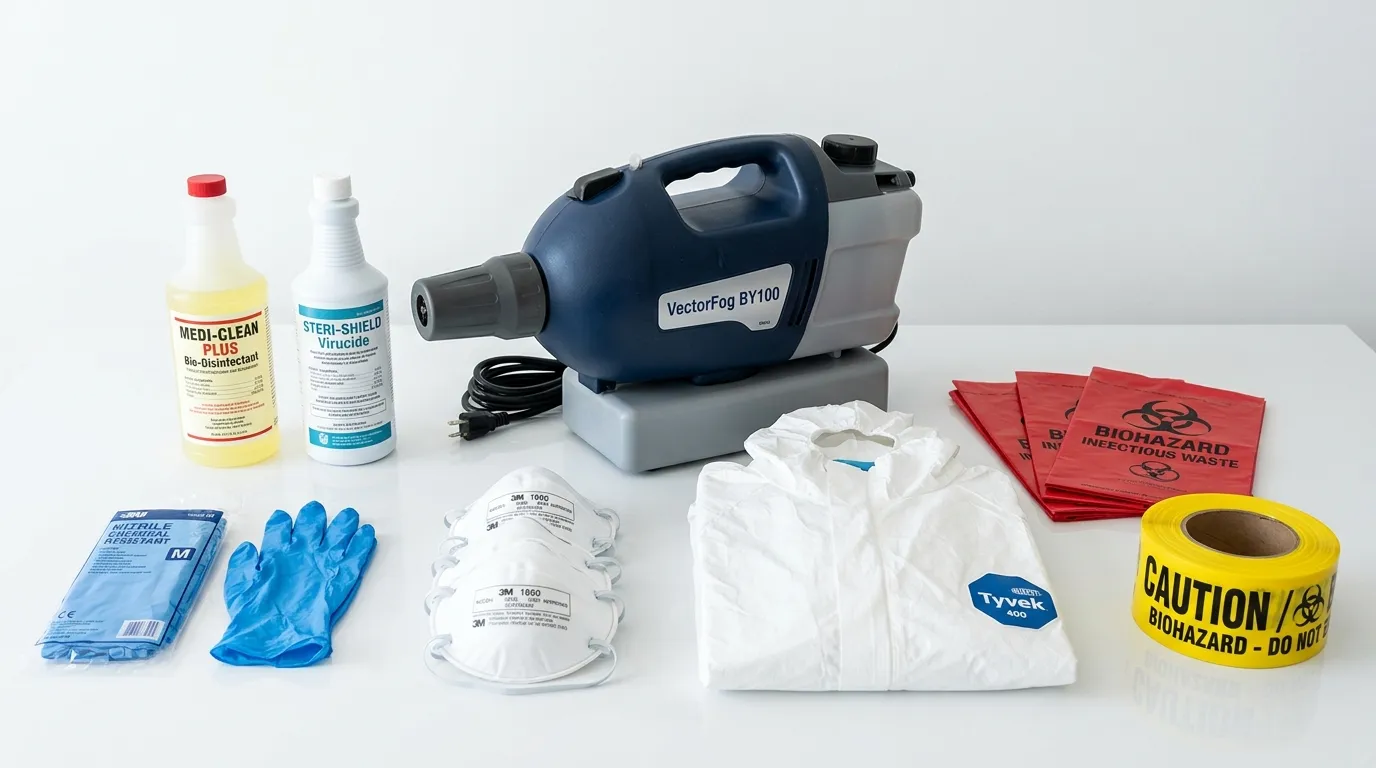 Professional biohazard remediation crew working in Port Jervis