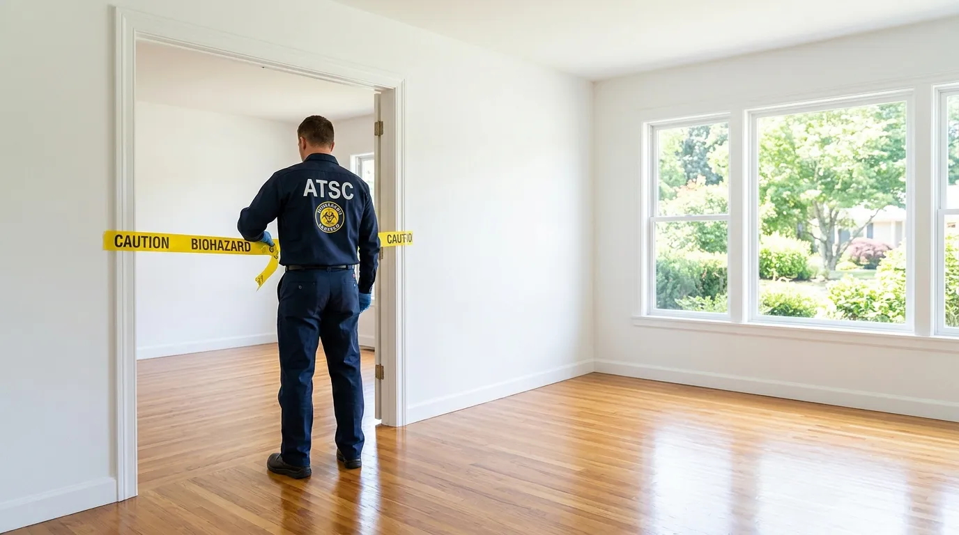 Certified biohazard cleanup crew performing Trauma Scene Cleanup in Port Jervis